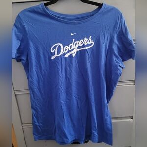 Women's Blue Dodgers Tee